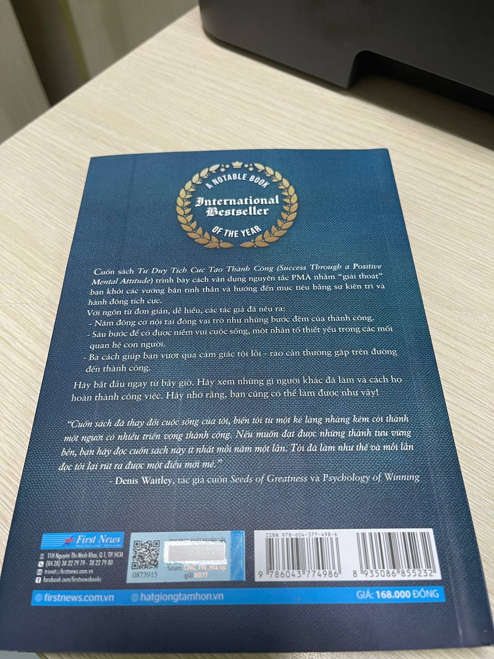 Tư Duy Tích Cực Tạo Thành Công (Tái Bản)