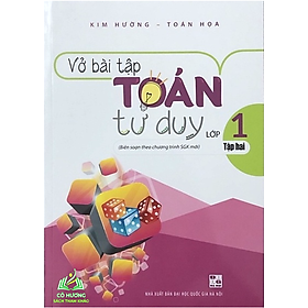 Sách - Combo Vở bài tập Toán tư duy lớp 1 (Tập 1+Tập 2) #huongbook