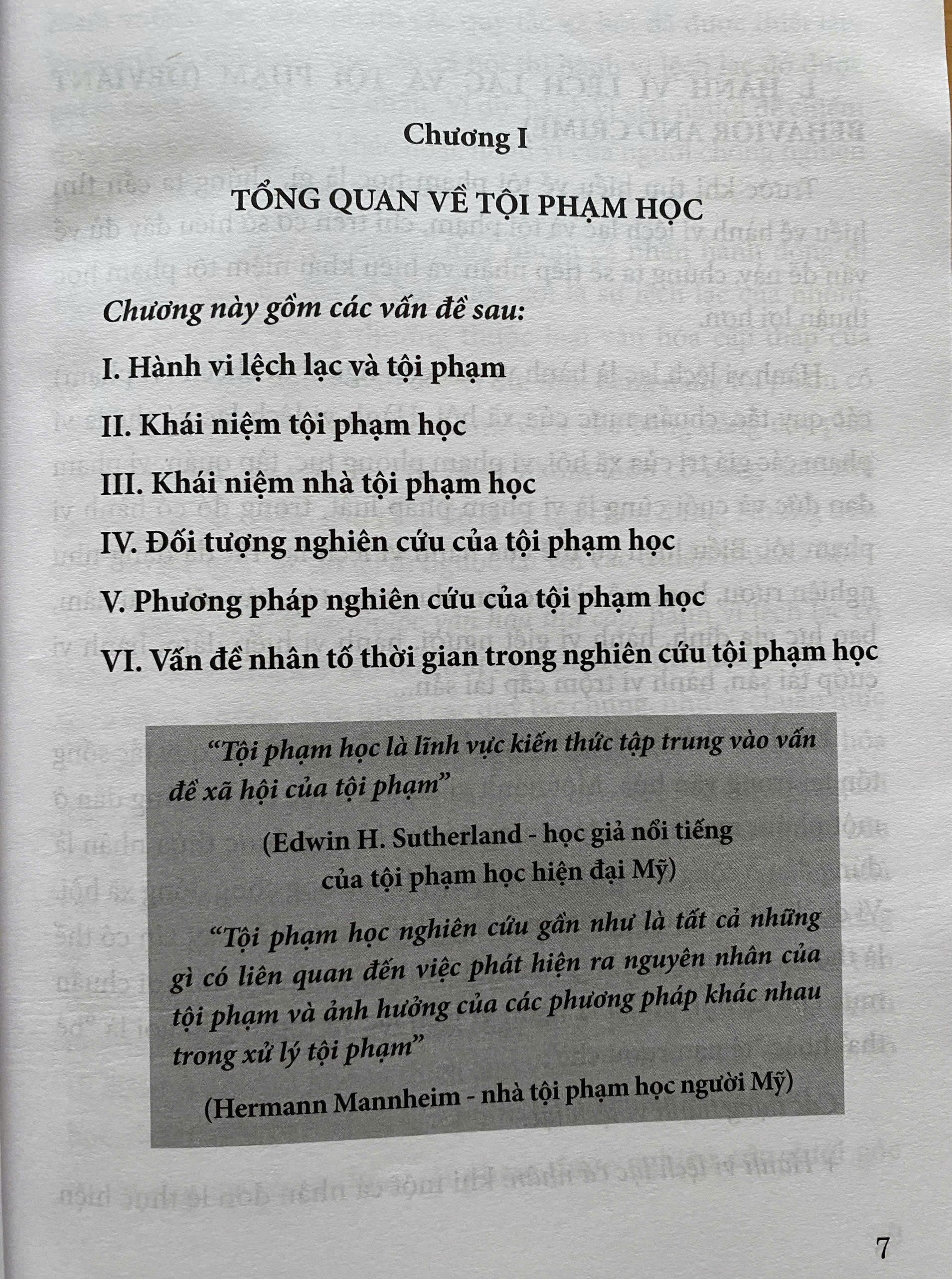 Tội Phạm Học Đương Đại