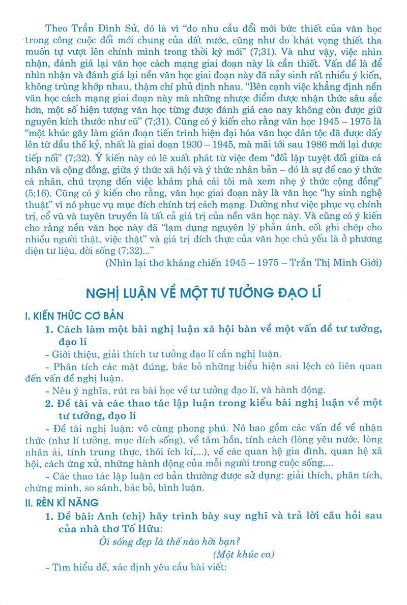 Học Tốt Ngữ Văn Lớp 12 - Chương Trình Chuẩn - Tập 1 (Tái Bản)