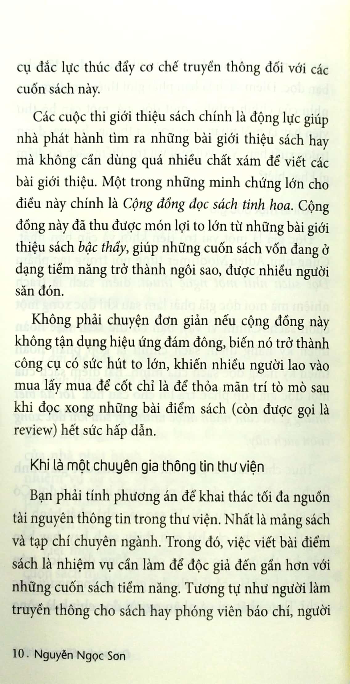 Đọc Sách, Điểm Sách