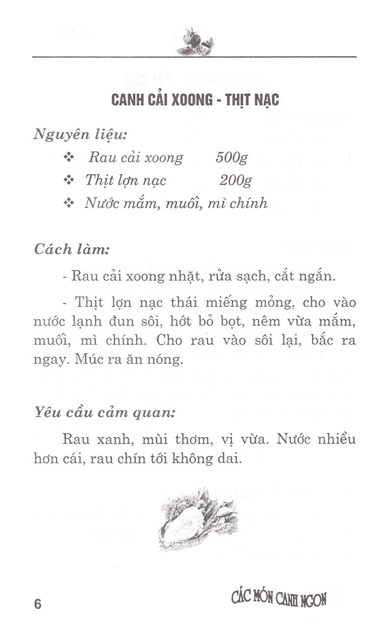 Các Món Canh Ngon (Tái Bản)