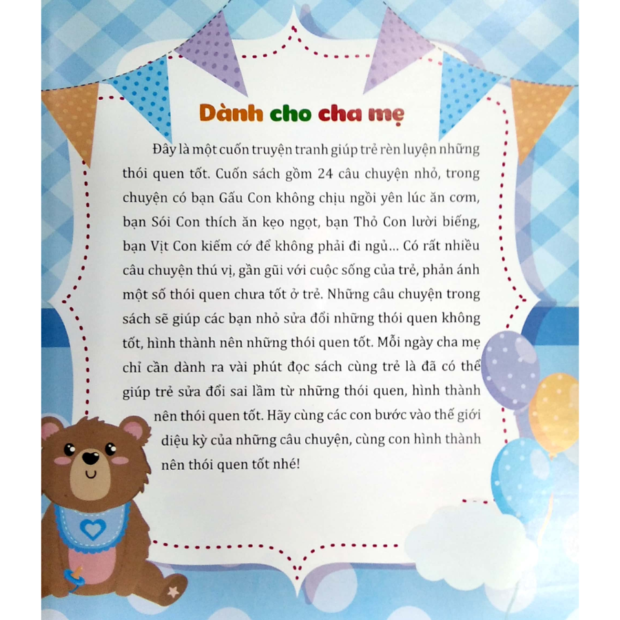 Truyện Kể Trước Khi Ngủ - Thói Quen Tốt (Sách Bản Quyền) - Tái Bản