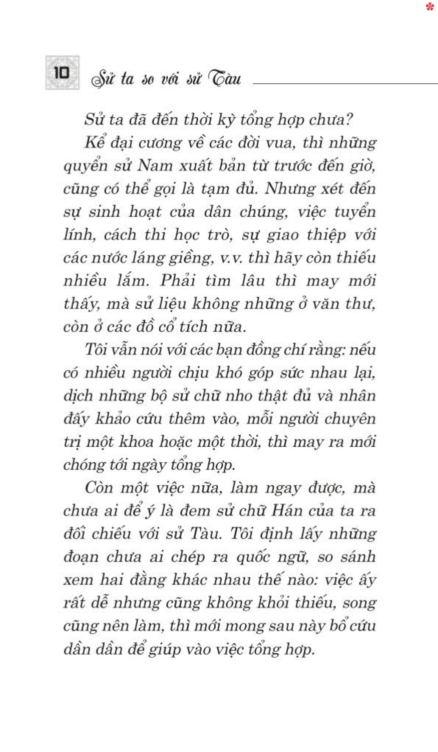 Sử Ta so với Sử Tàu - bản in 2025