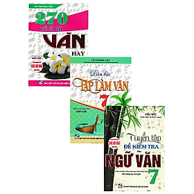 COMBO ĐỀ VÀ DÀN BÀI TẬP LÀM VĂN LỚP 7 (DÙNG CHUNG CHO CÁC BỘ SGK HIỆN HÀNH) (BỘ 3 CUỐN) - HA