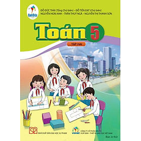 Sách giáo khoa Toán 5- Tập hai- Cánh Diều (Kèm Nilon bọc Sách)