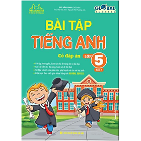 Sách - GLOBAL SUCCESS Bài Tập Tiếng Anh Lớp 5 - tập 1 (Có Đáp Án)
