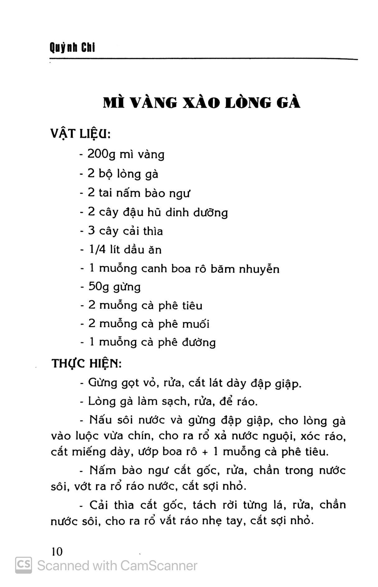 Thực Đơn Một Món Nhanh, Ngon, Tiện Lợi