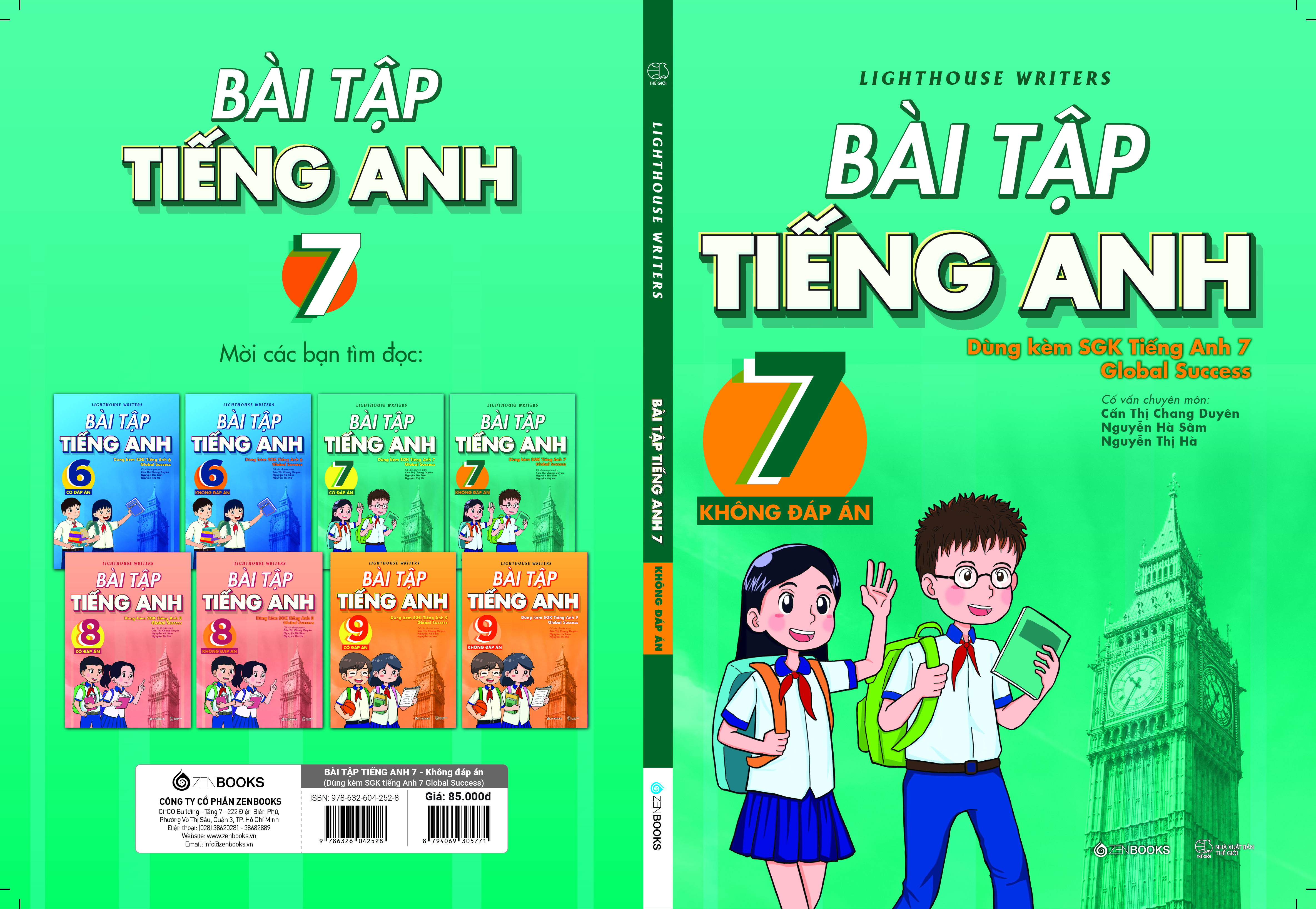 Bài Tập Tiếng Anh 7 - Không đáp án (Dùng kèm SGK Tiếng Anh 7 Global Success)