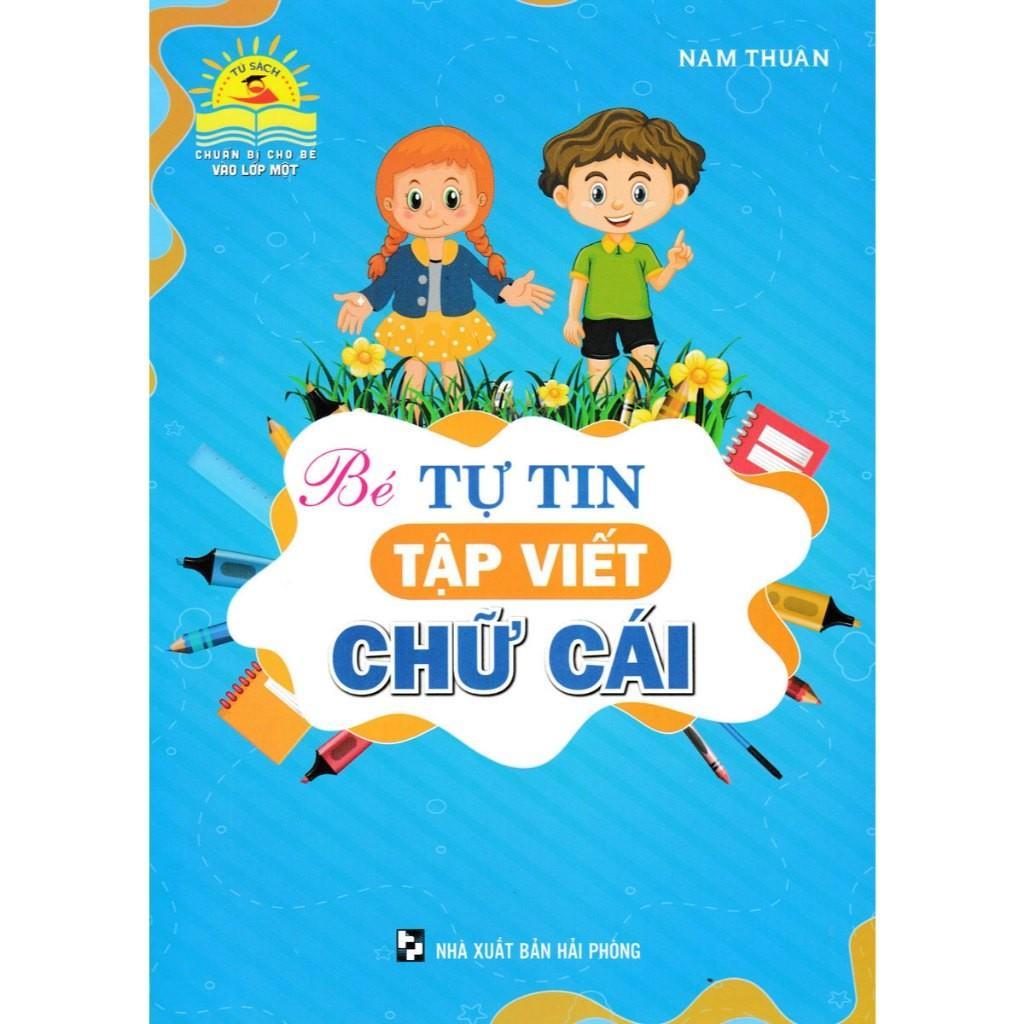 Sách - Bé Tự Tin Tập Viết Chữ Cái + Bé Tự Tin Tập Viết Chữ Ghép - Combo 2 Cuốn - Hồng Ân