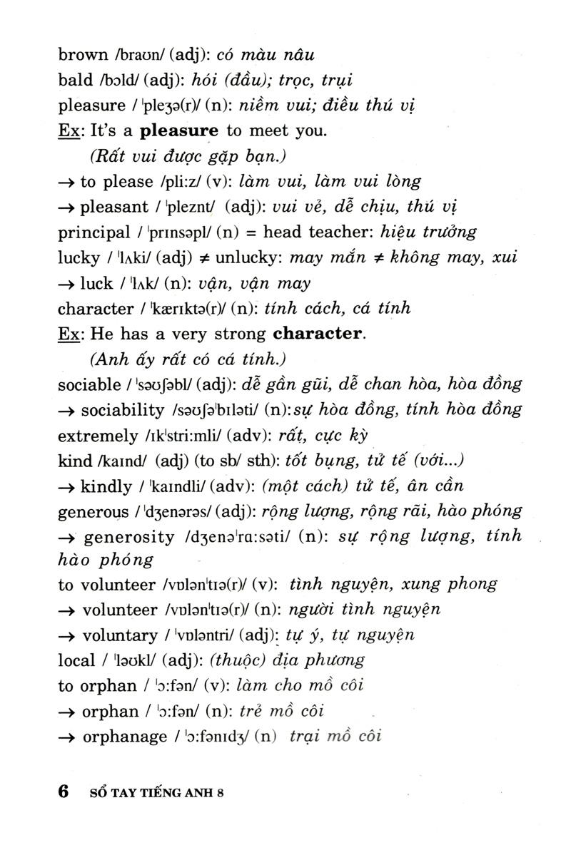 Sổ Tay Tiếng Anh 8 (Tái Bản 2017)