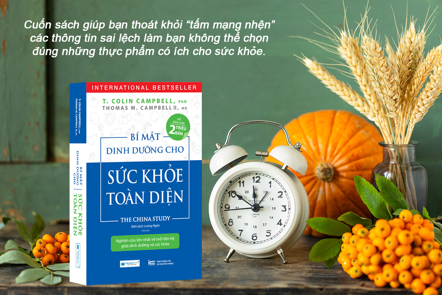 Combo 4 cuốn Bí mật dinh dưỡng (TB) + Toàn cảnh dinh dưỡng (TB) + Nhân tố vi sinh (TB) + Enzyme chống lão hoá (TB)