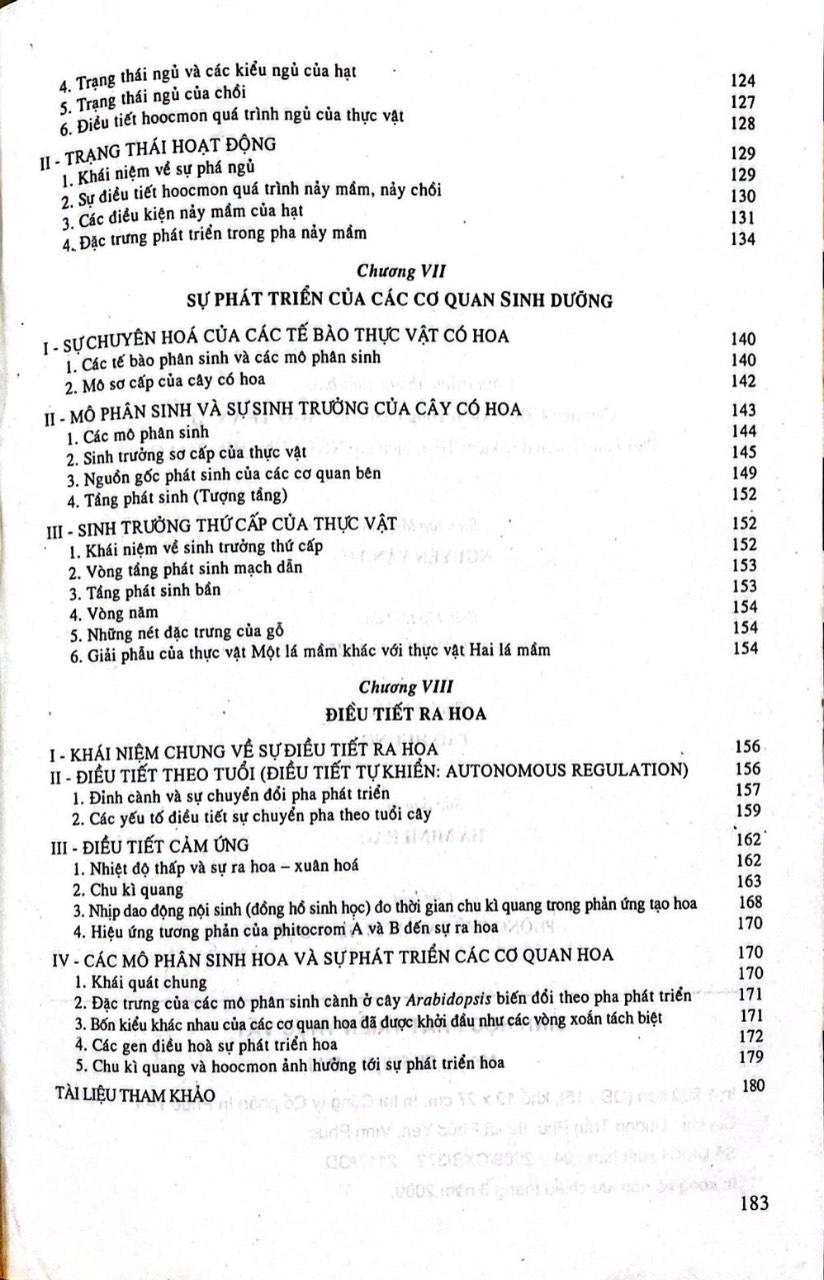 Sinh Học Phát Triển Thực Vật