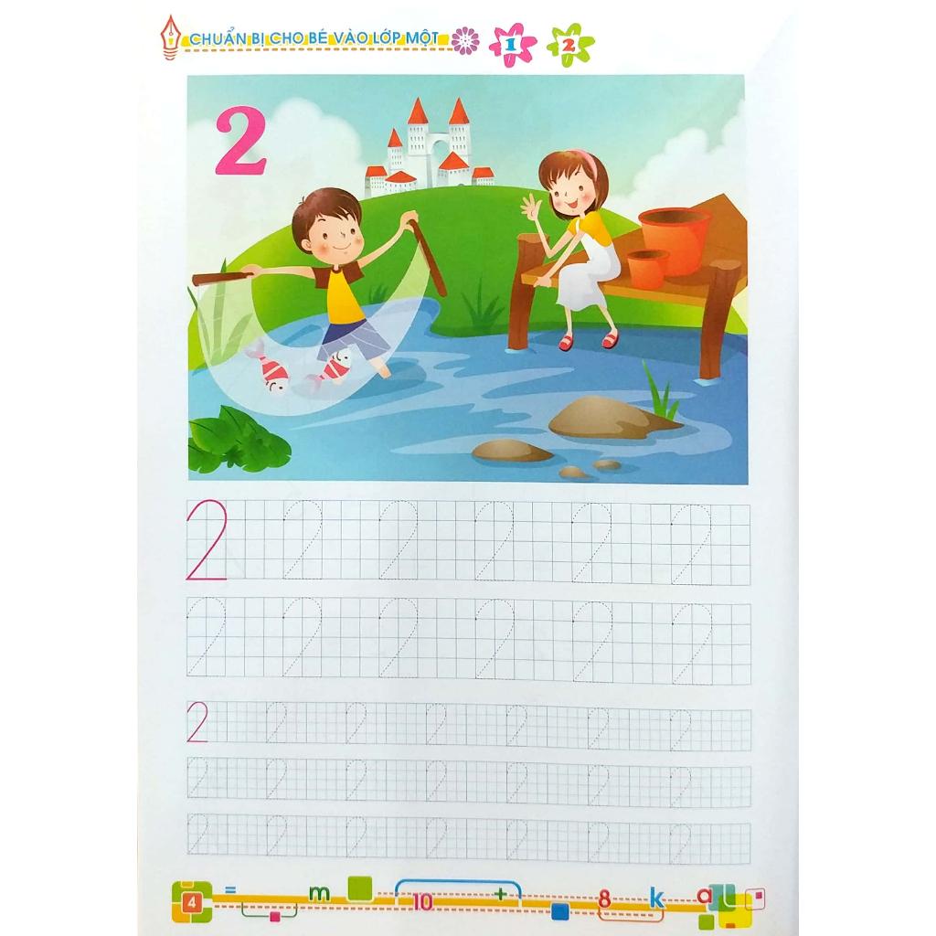 Bé Vào Lớp 1 - Chuẩn Bị Cho Bé Vào Lớp Một - Tập 2 - Làm Quen Với Chữ Số - Bản Quyền