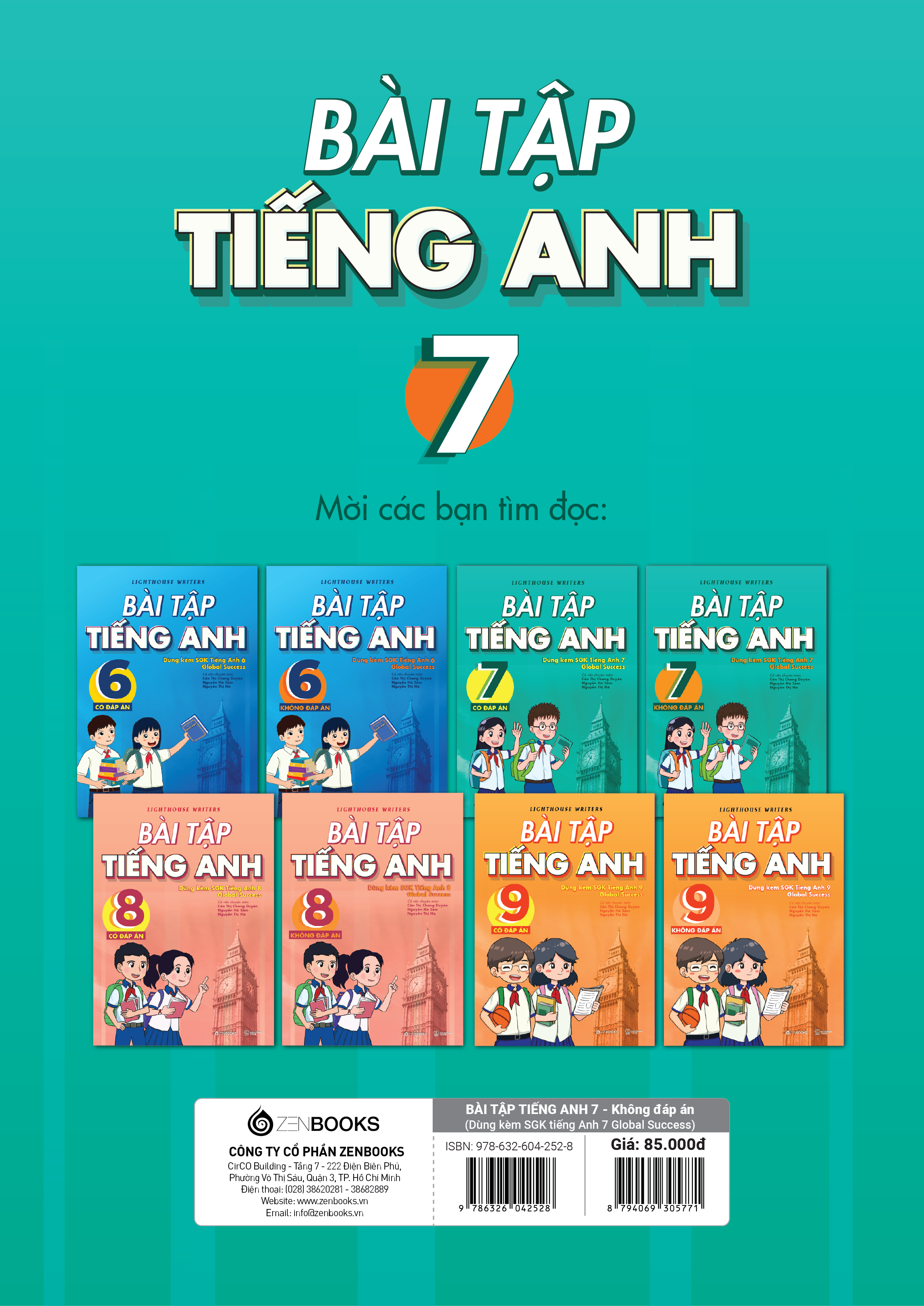 Bài Tập Tiếng Anh 7 - Không đáp án (Dùng kèm SGK Tiếng Anh 7 Global Success)