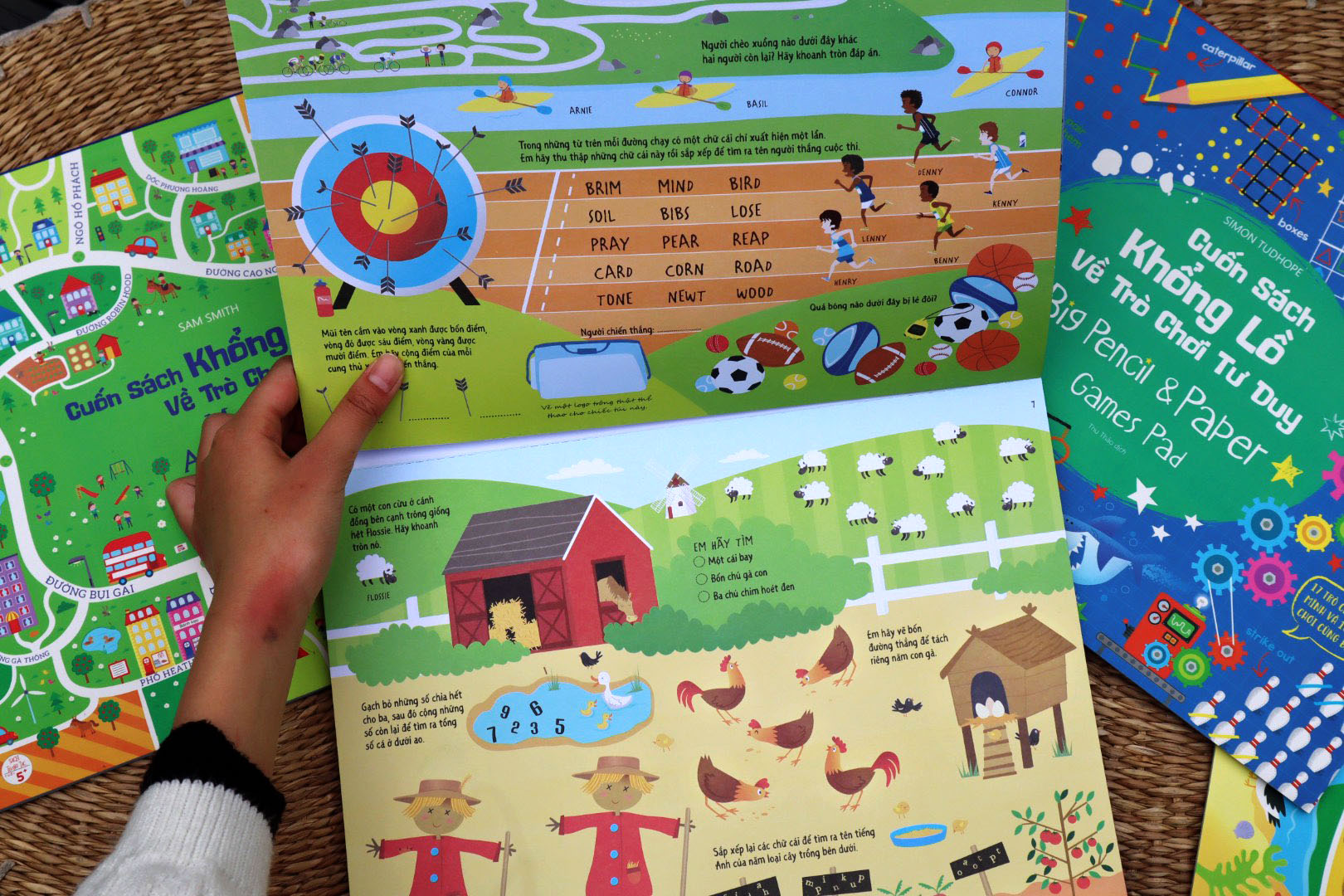 Cuốn Sách Khổng Lồ Về Trò Chơi Tư Duy - Big Puzzle Pad