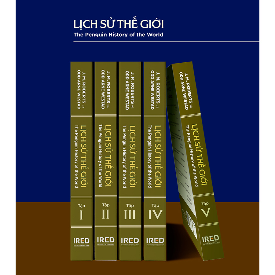 Bộ sách Lịch Sử Thế Giới - The Penguin History of the World (5 Tập)