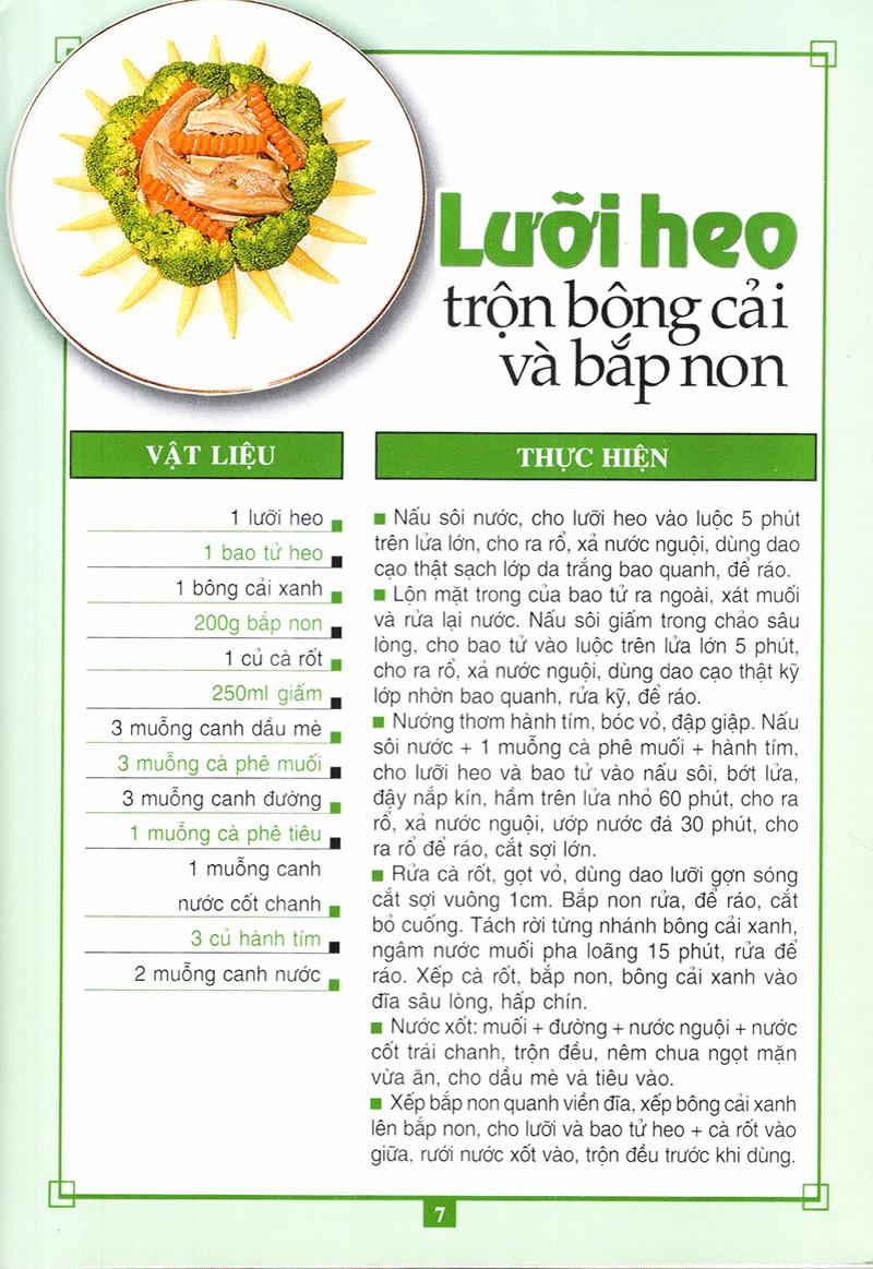 60 Món Ăn Được Ưa Thích - Món Thịt Heo