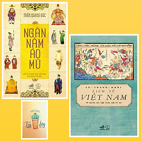 Combo Lịch Sử Việt Nam Từ Nguồn Gốc Đến Giữa Thế Kỉ XX và Ngàn Năm Áo Mũ ( Tặng Kèm Sổ Tay Xương Rồng)
