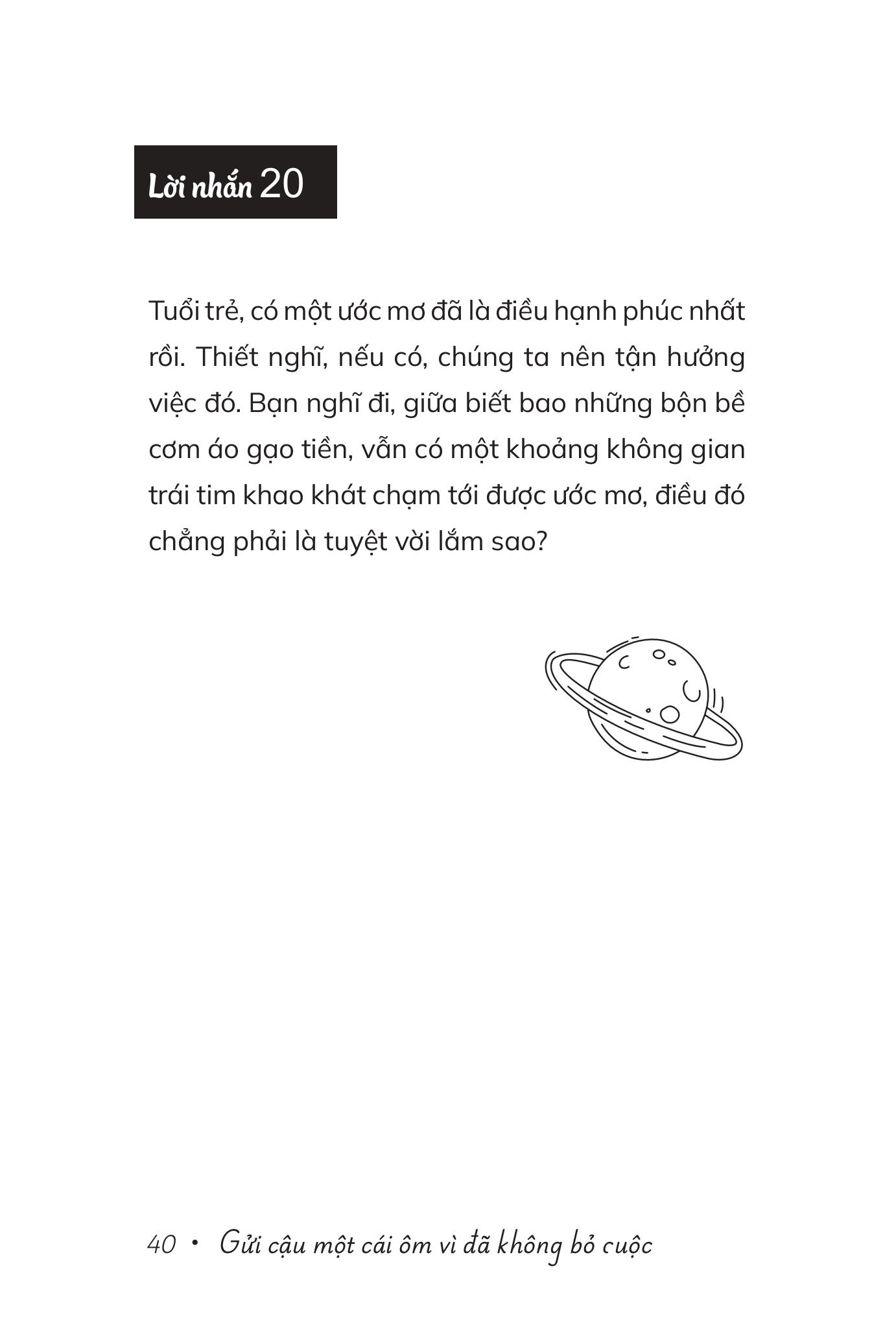 Sách Gửi Cậu Một Cái Ôm Vì Đã Không Bỏ Cuộc - Phiên Bản Song Ngữ Việt Trung - The Phan Tóc Quoăn