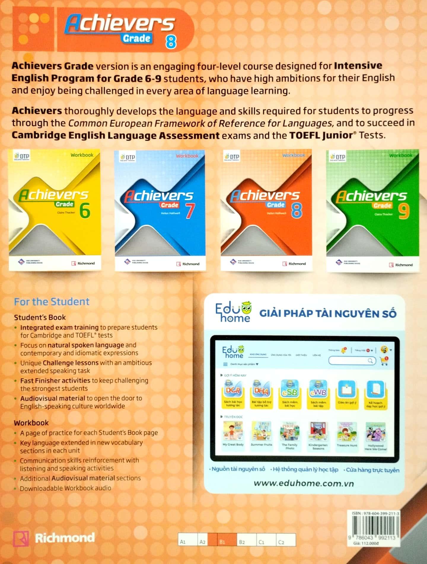 Achievers Grade 8 Workbook
