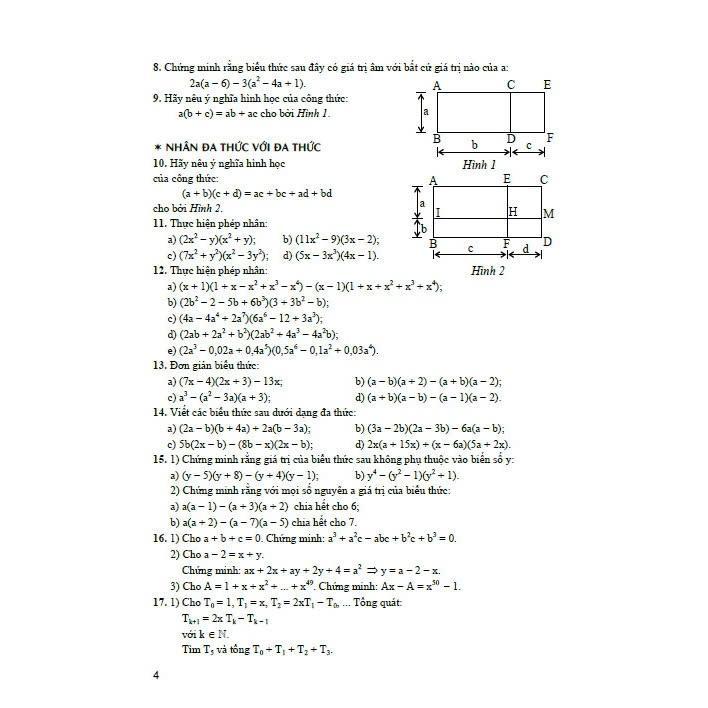 Sách - 500 Bài Toán Chọn Lọc Lớp 8 - Dùng Chung Cho Các Bộ SGK Hiện Hành - Hồng Ân