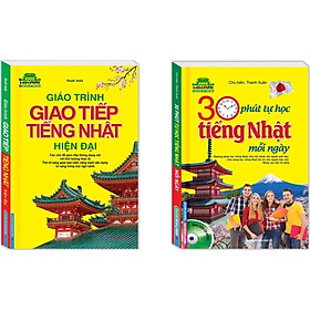 Sách - Combo Giáo trình tiếng nhật hiện đại và 30 phút tự học tiếng nhật mỗi ngày