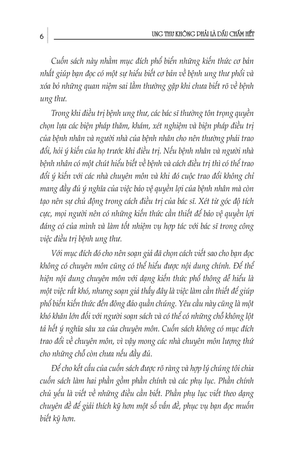 Ung Thư Không Phải Là Dấu Chấm Hết - Ung Thư Phổi