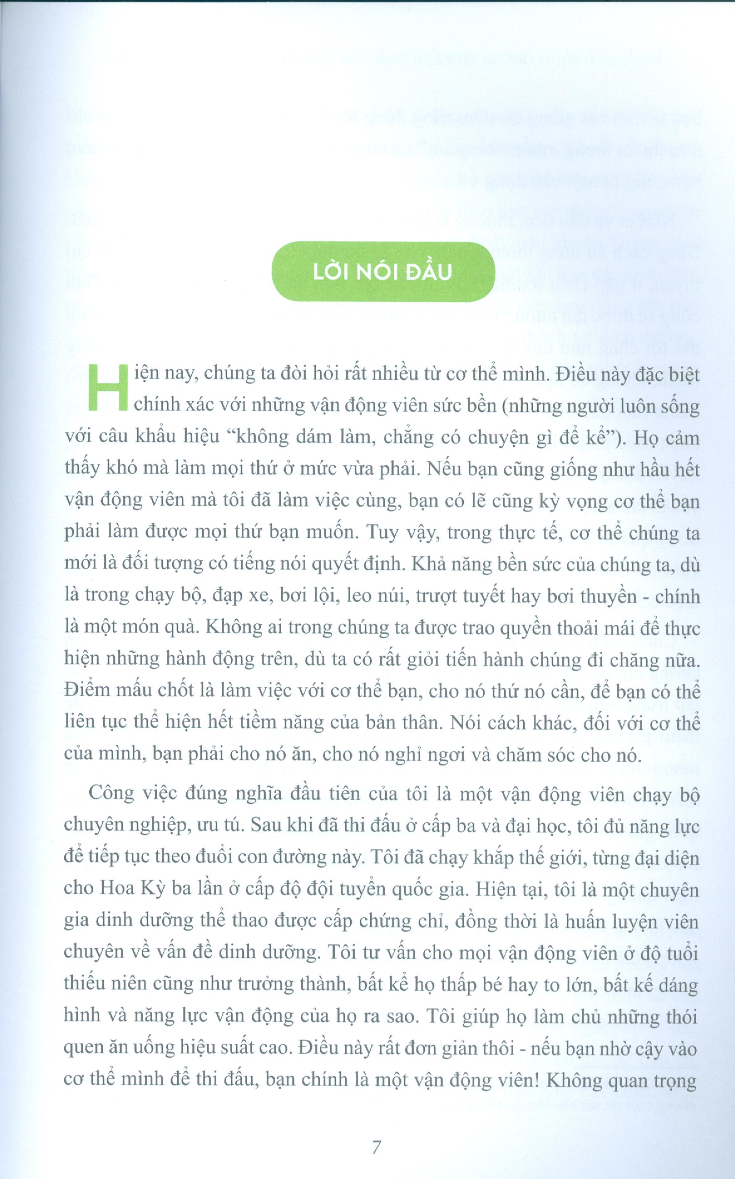 Kế Hoạch Dinh Dưỡng Cho Các Cuộc Thi Đấu Và Các Điều Kiện Cụ Thể - Ăn Uống Thông Minh, Tập Luyện Thông Minh, Thi Đấu Thông Minh