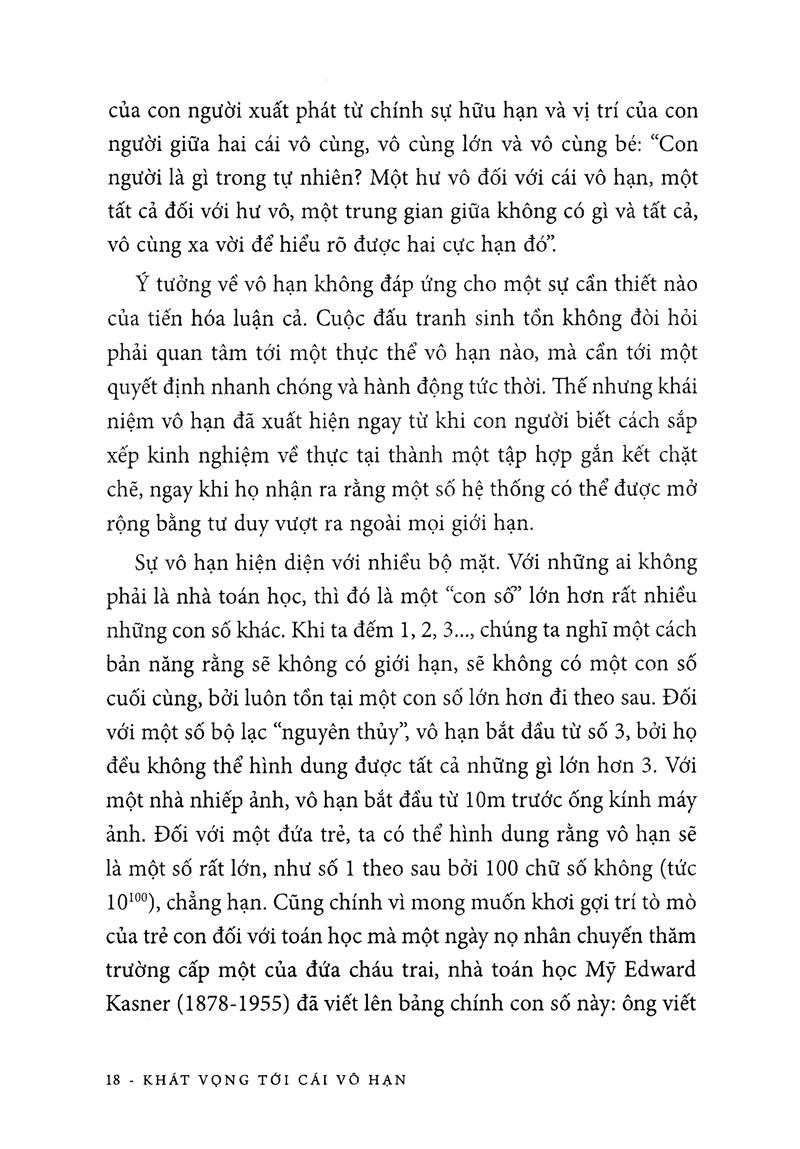 Khoa Học Khám Phá - Khát Vọng Tới Cái Vô Hạn (Tái Bản 2020)
