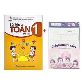 Sách - Bài tập toán 1 Tập 2 (Cánh diều)