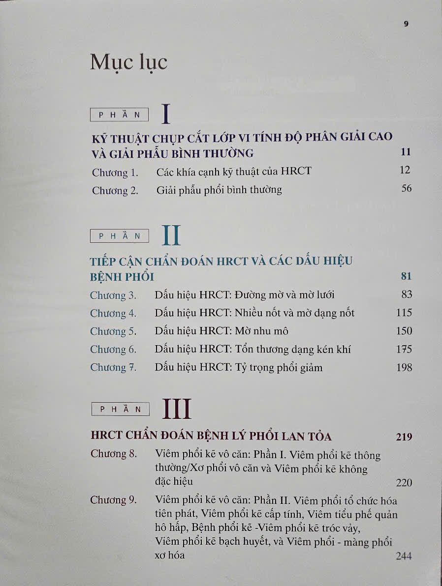 Sách - Chụp cắt lớp vi tính phổi độ phân giải cao (Phiên bản thứ 5)