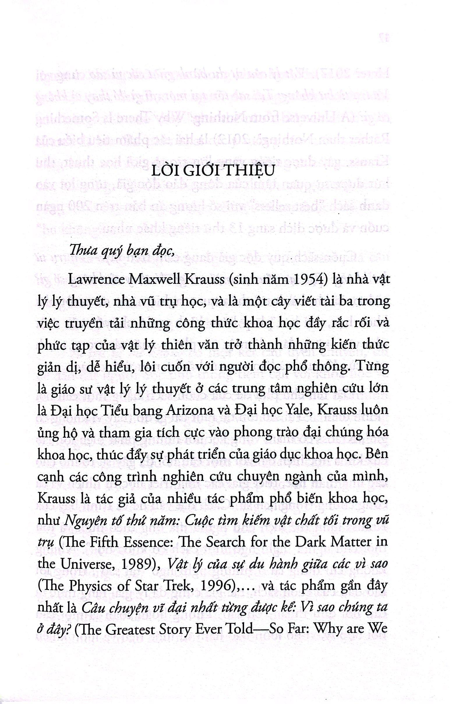 Vũ Trụ Từ Hư Không
