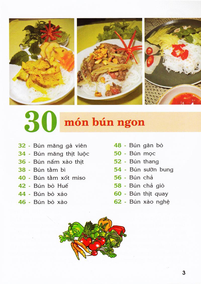 30 Món Bún Ngon