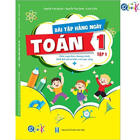 Sách - Bài Tập Hằng Ngày Toán Lớp 1 - Kết Nối Tri Thức Với Cuộc Sống - Tập 1 (1 cuốn)