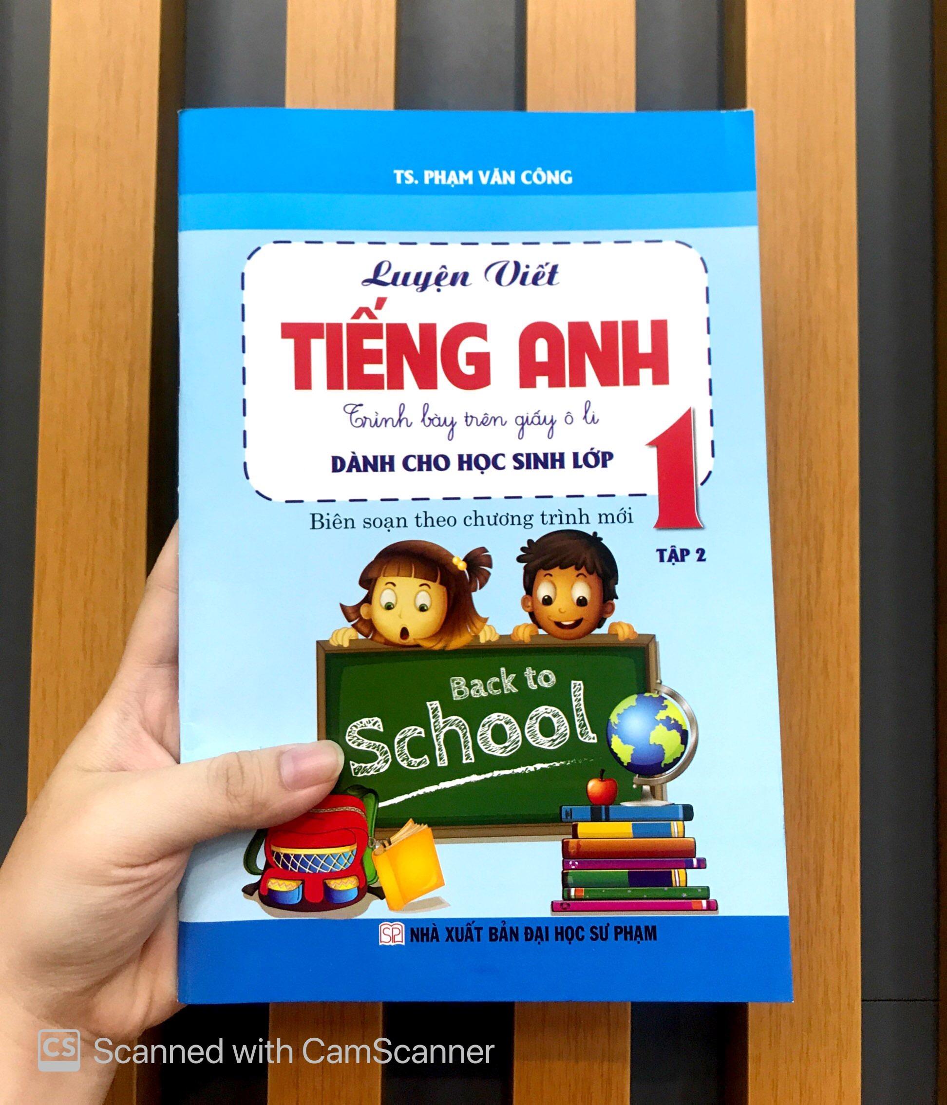 Luyện Viết Tiếng Anh Trình Bày Trên Giấy Ô Li Dành Cho Học Sinh Lớp 1 - Tập 2