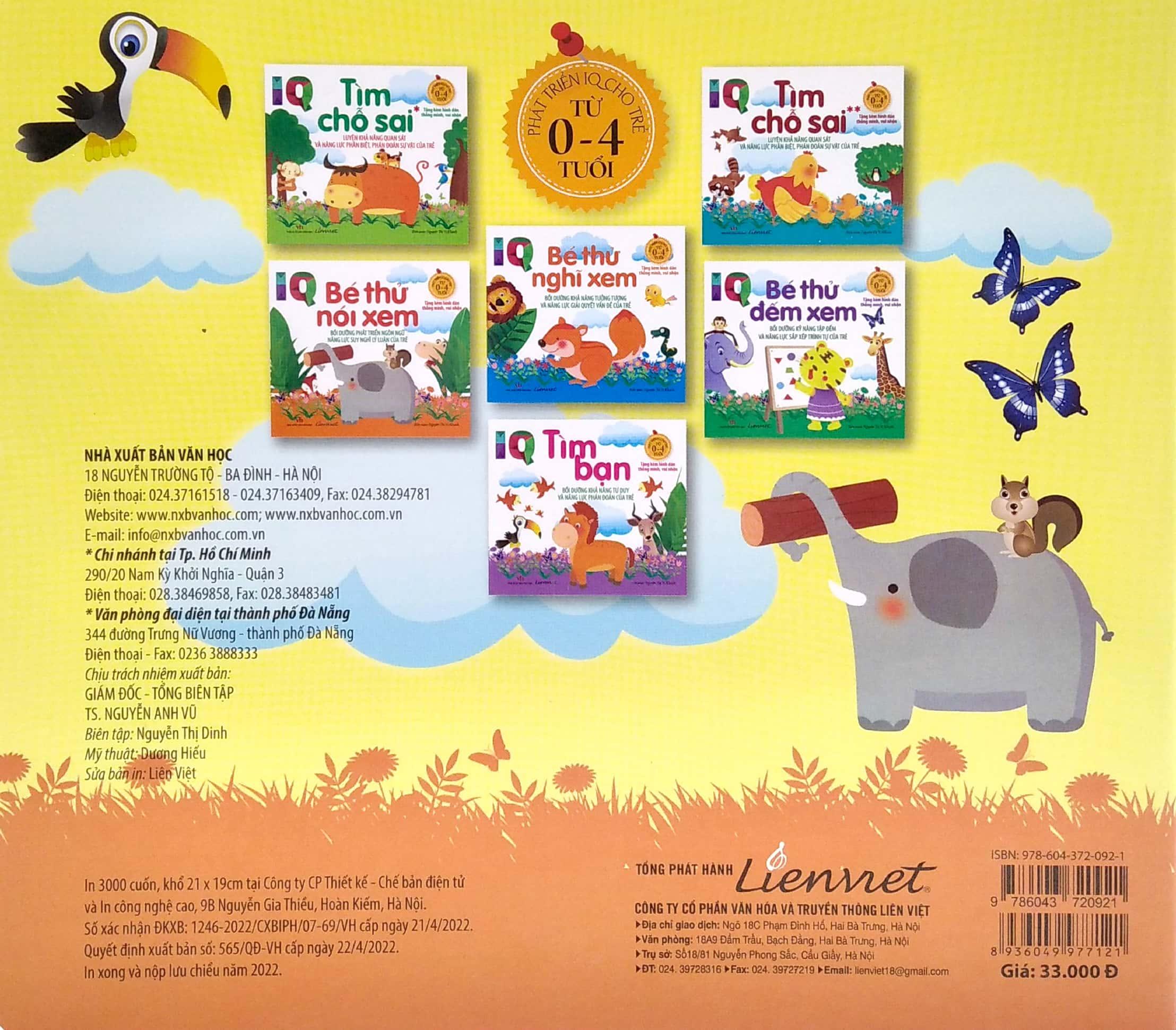IQ - Bé Thử Nghĩ Xem - Bồi Dưỡng Phát Triển Ngôn Ngữ Năng Lực Suy Nghĩ Lý Luận Của Trẻ