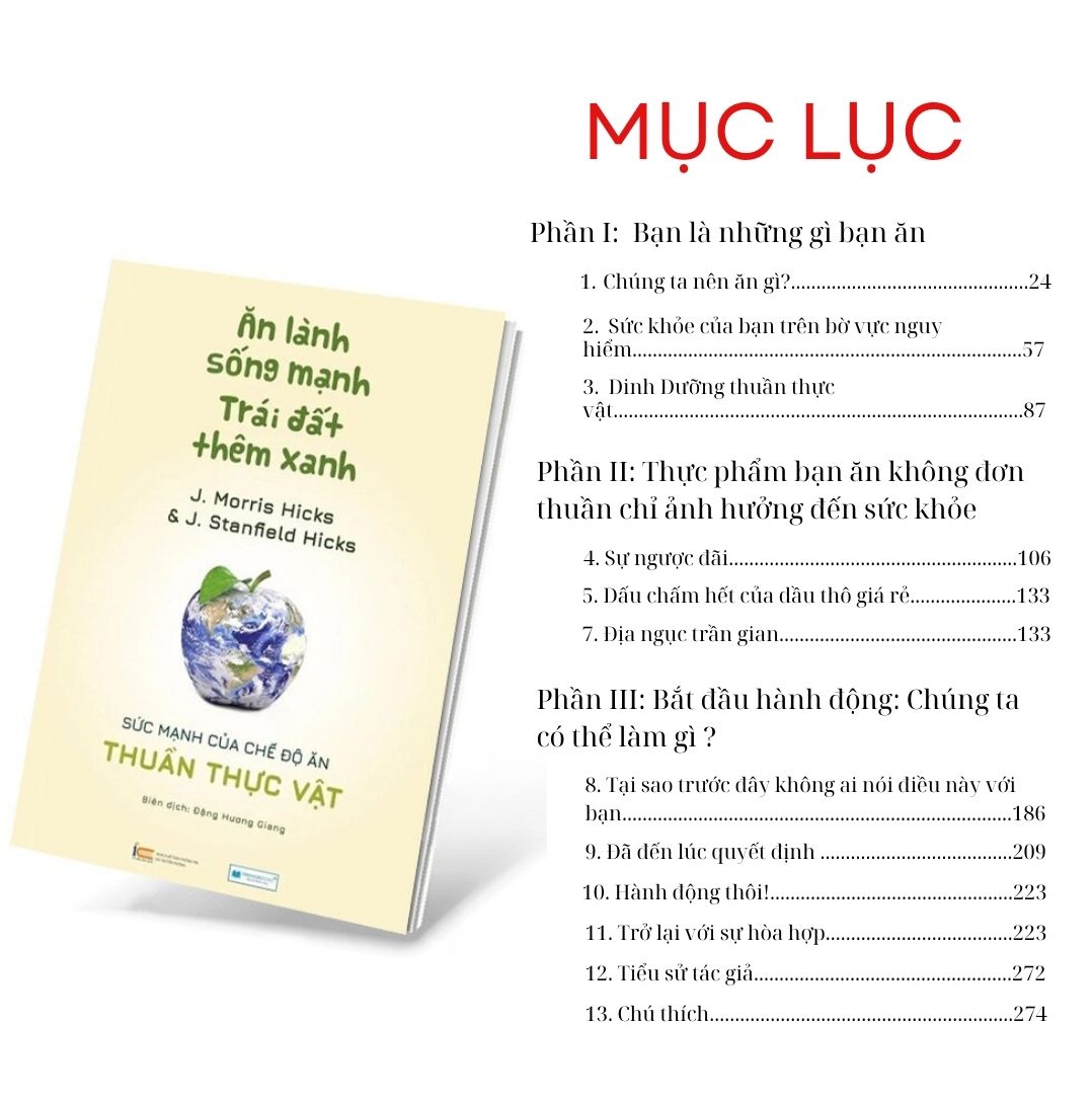 Sách mới: Ăn lành sống mạnh + Liệu trình dinh dưỡng (TB)