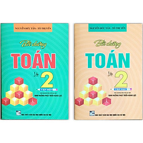 Sách - Combo Bồi Dưỡng Toán Lớp 2 Tập 1 + 2 Định Hướng Phát Triển Năng Lực