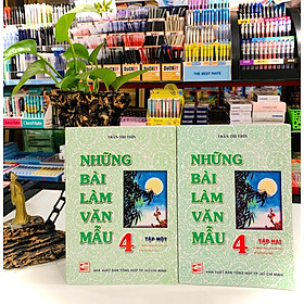 Sách - Những Bài Làm Văn Mẫu Lớp 4 - Combo 2 tập ( bộ kết nối tri thức )