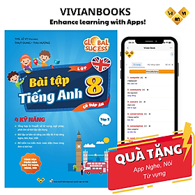 Bài tập tiếng Anh lớp 8, 4 kỹ năng Global Success (Có đáp án) – Tập 2 – ThS. Lê Vy – Anh ngữ Vivian
