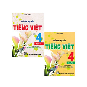 sách - combo giúp em học tốt tiếng việt lớp 4 - tập 1 + 2 (dùng kèm sgk kết nối tri thức với cuộc sống - bộ 2 cuốn)