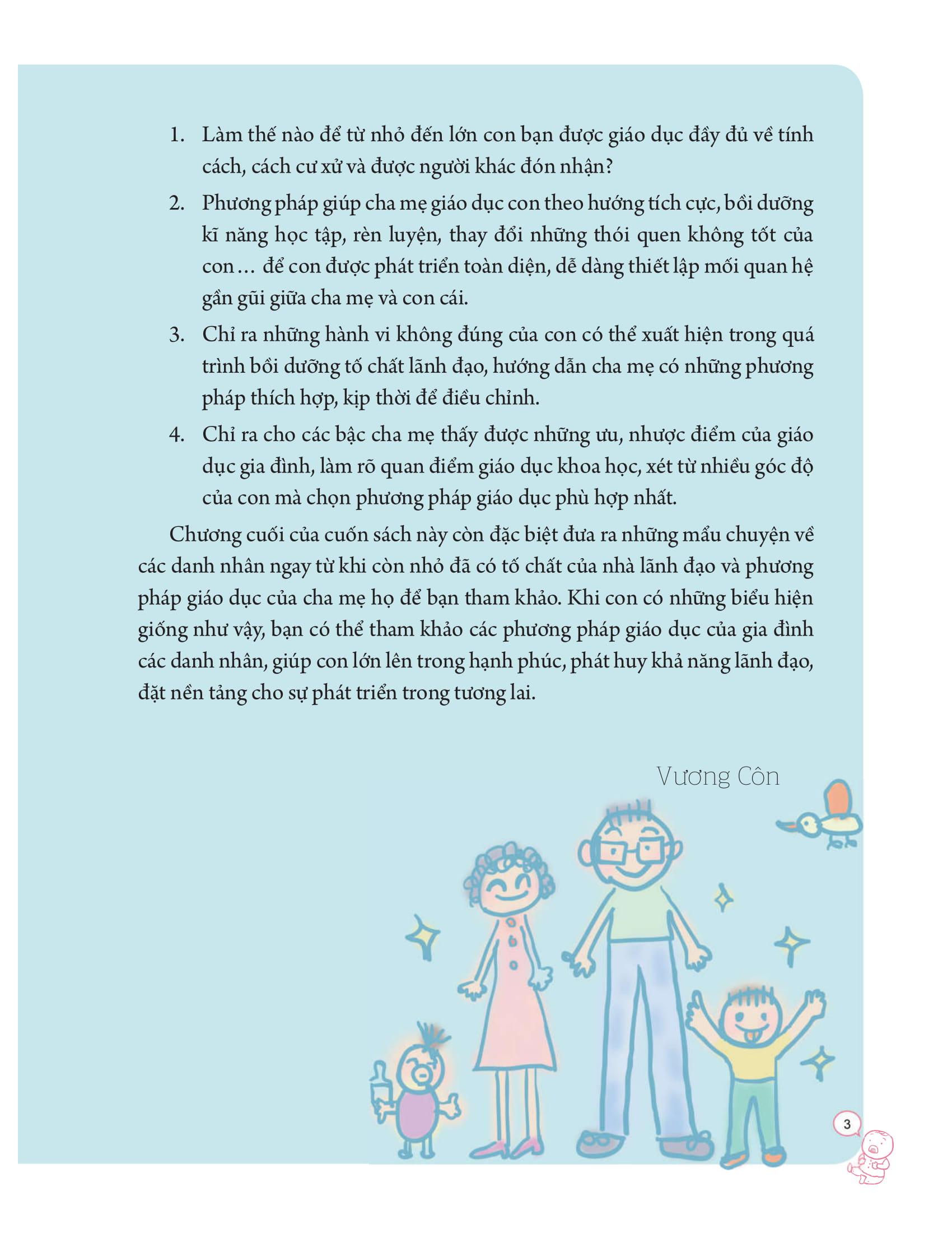 Dạy Con Phẩm Chất Của Nhà Lãnh Đạo Ưu Tú