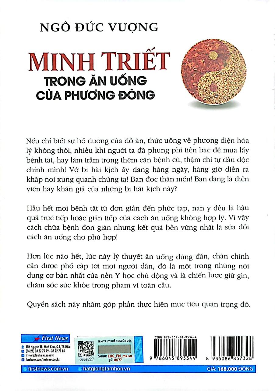 Sách Minh Triết Trong Ăn Uống Của Phương Đông (Tái Bản 2023)