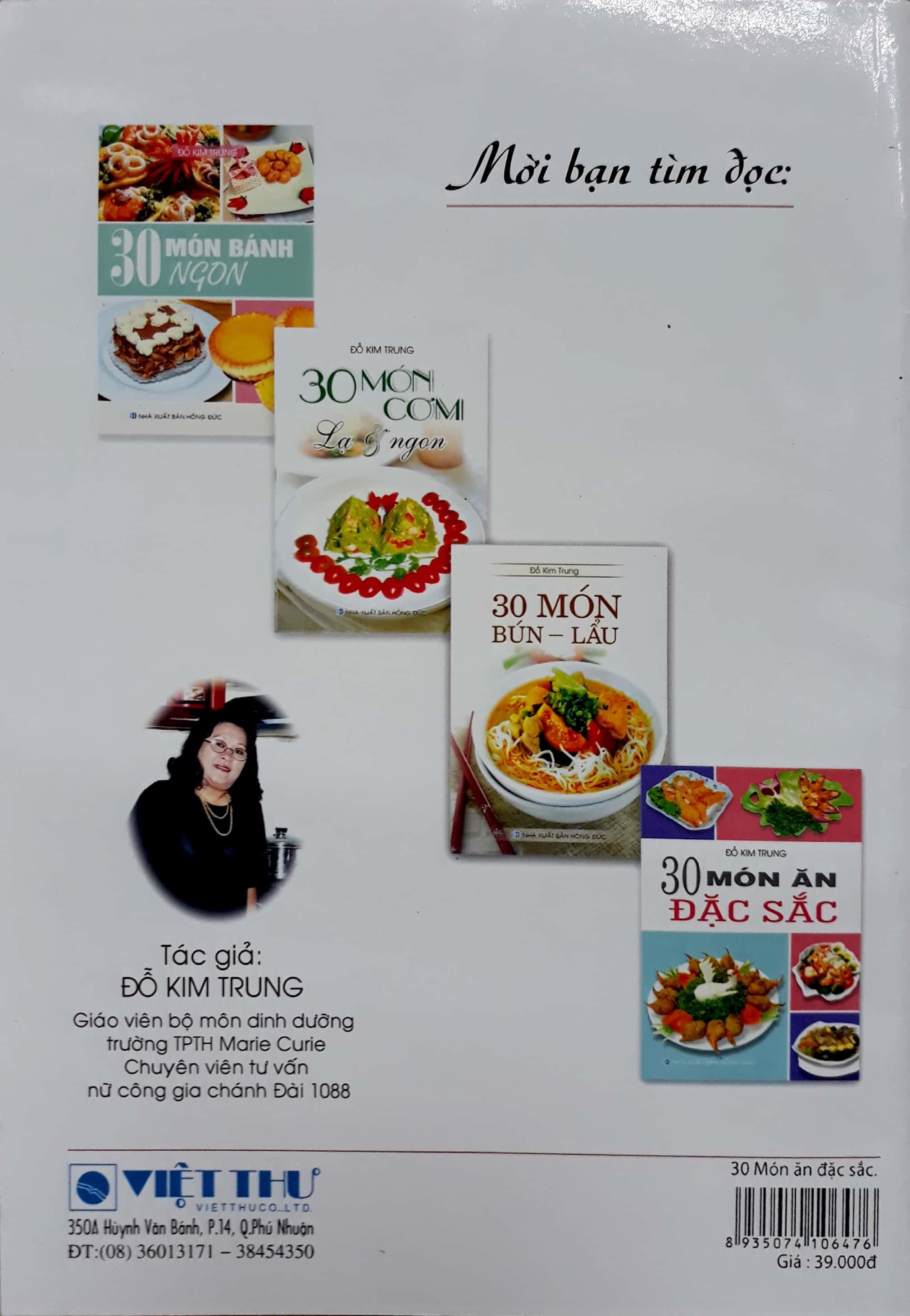 30 Món Ăn Đặc Sắc
