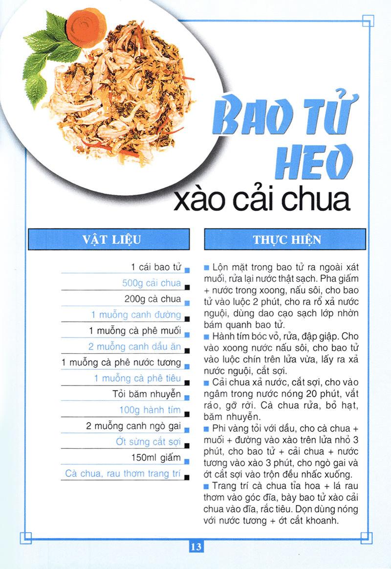 60 Món Ăn Được Ưa Thích - Món Thịt Heo