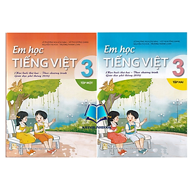 Sách - Combo Em học Tiếng việt 3 - Tập 1 + 2 (học buổi thứ 2- theo chương trình GDPT 2018)