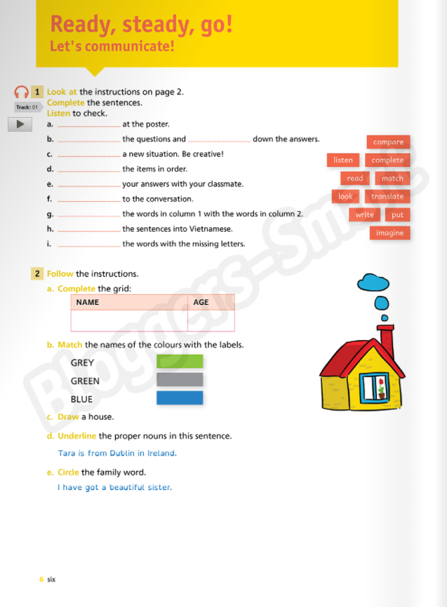 Tiếng Anh 6 Bloggers - Smart - Workbook