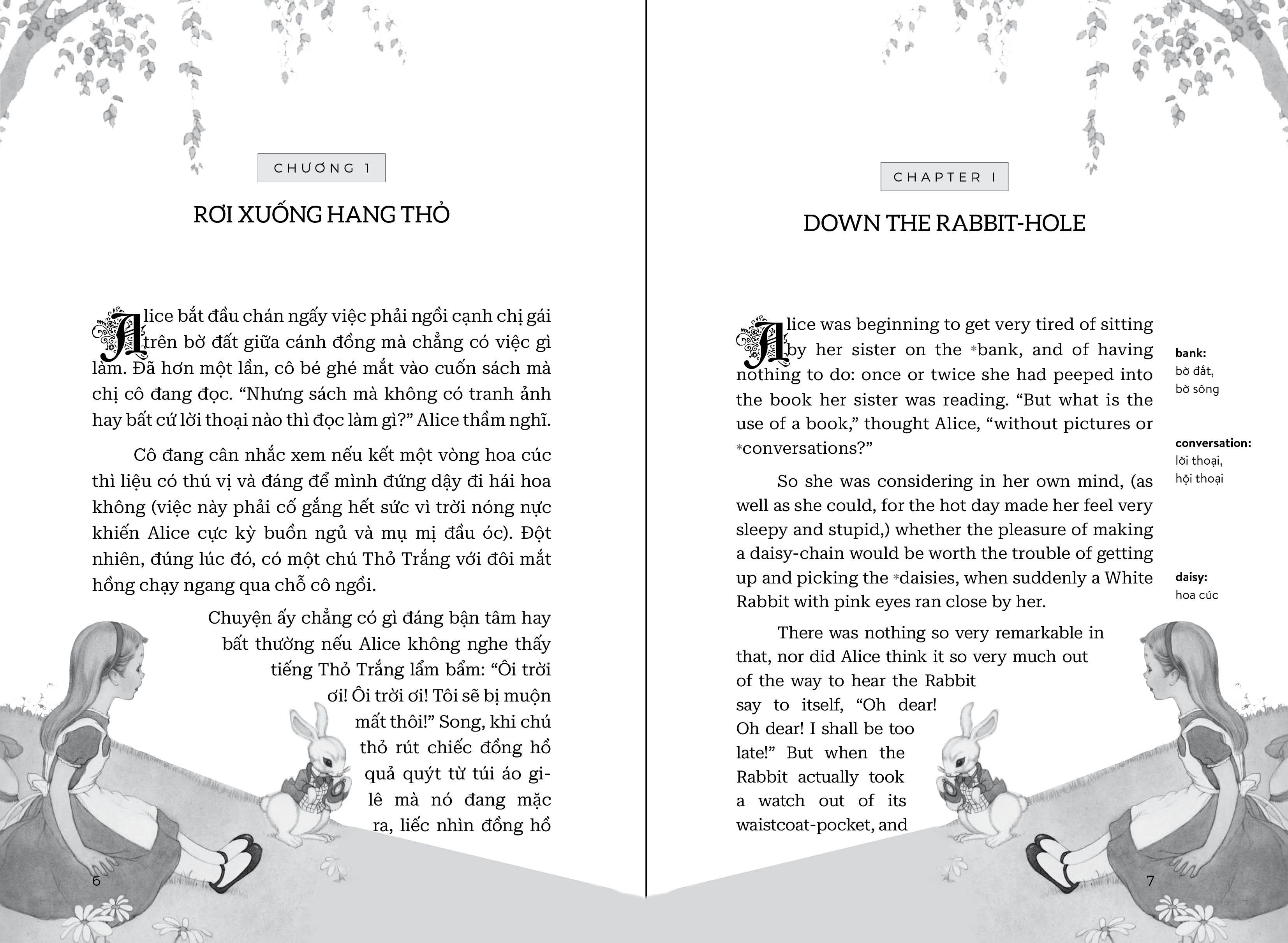 Alice ở xử sở diệu kỳ - Truyện song ngữ thiếu nhi Alice