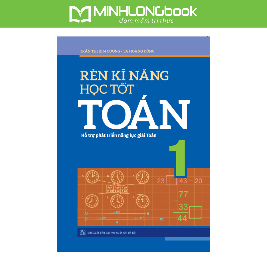 Sách: Combo 5 Cuốn Lớp 1: Toán Nâng Cao + Rèn Kĩ Năng Học Tốt Toán